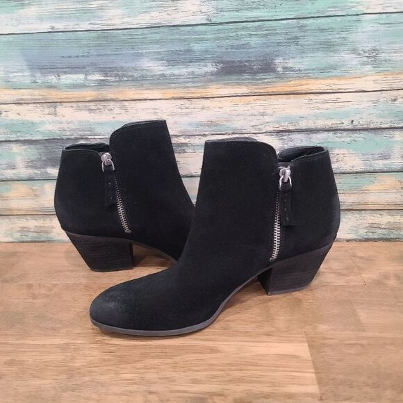 SIZE 8 | Frye Black Suede Ankle Boots - Picture 5 of 5